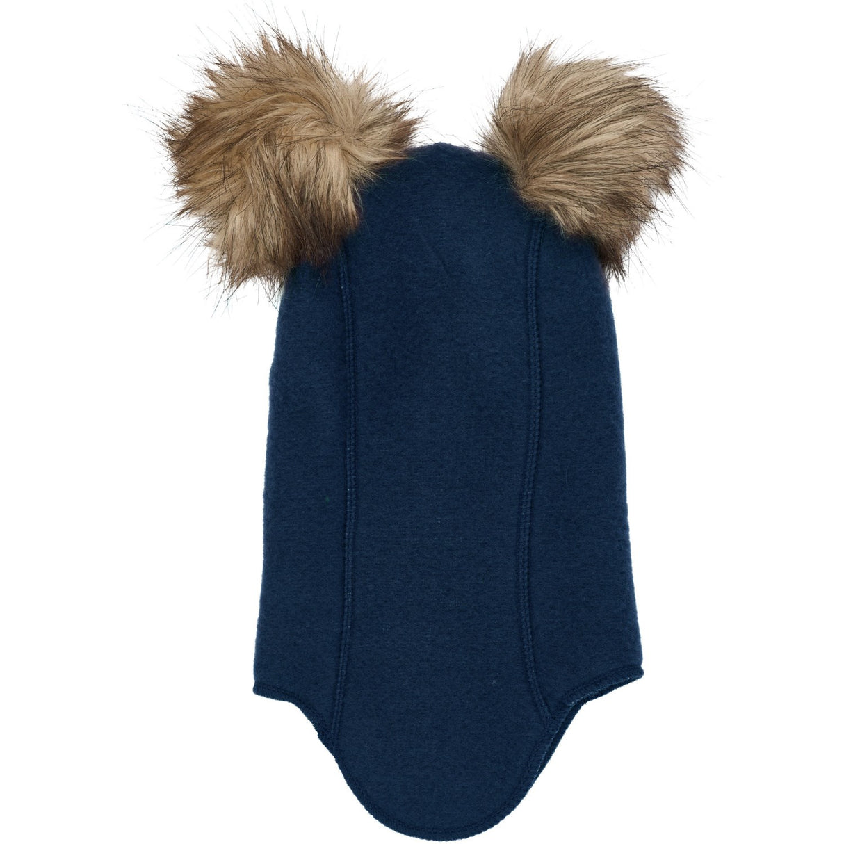 Mikk-Line Ull Elefanthatt med Pom Pom Blue Nights