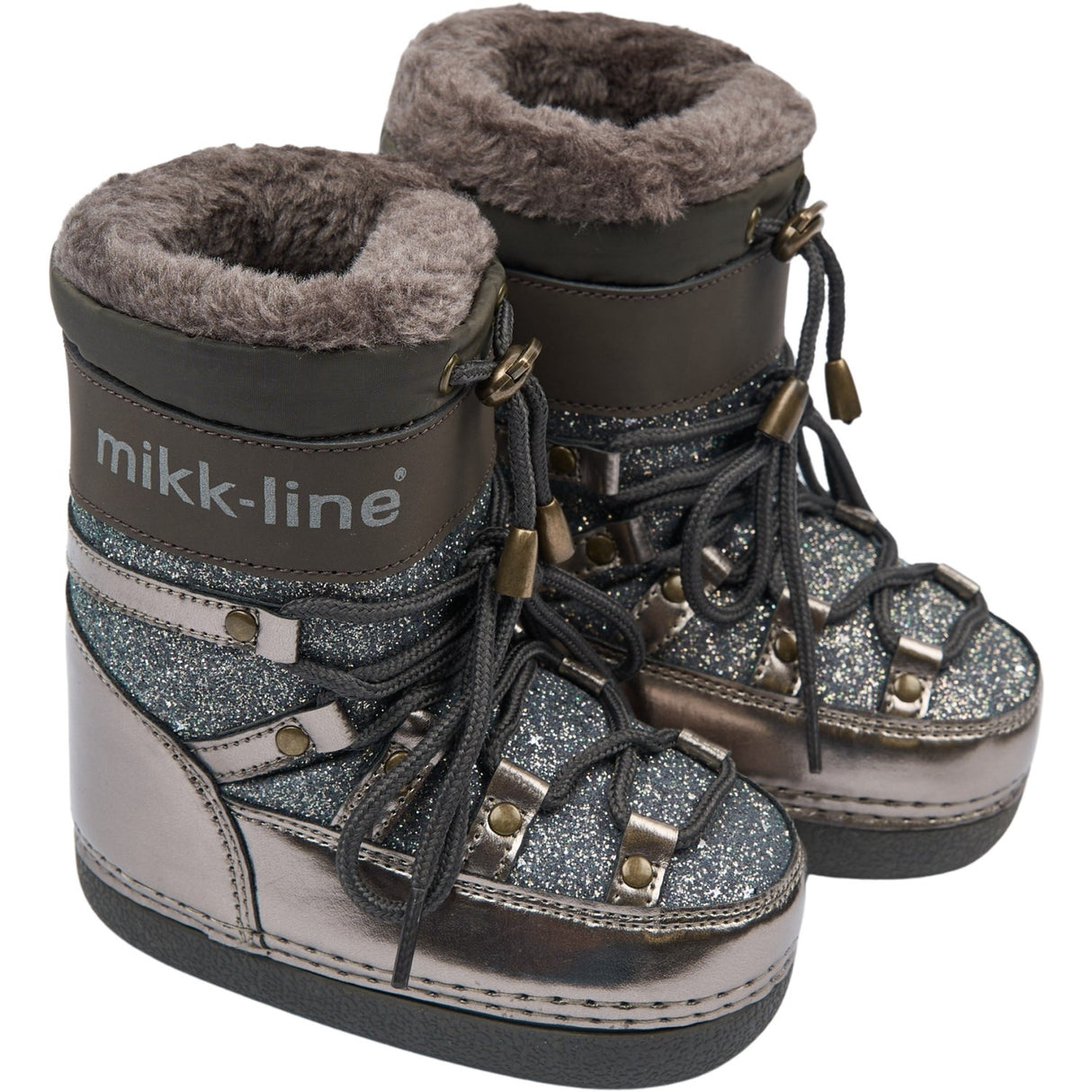 Mikk-Line Dark Shadow Snow Stövlar Glitter