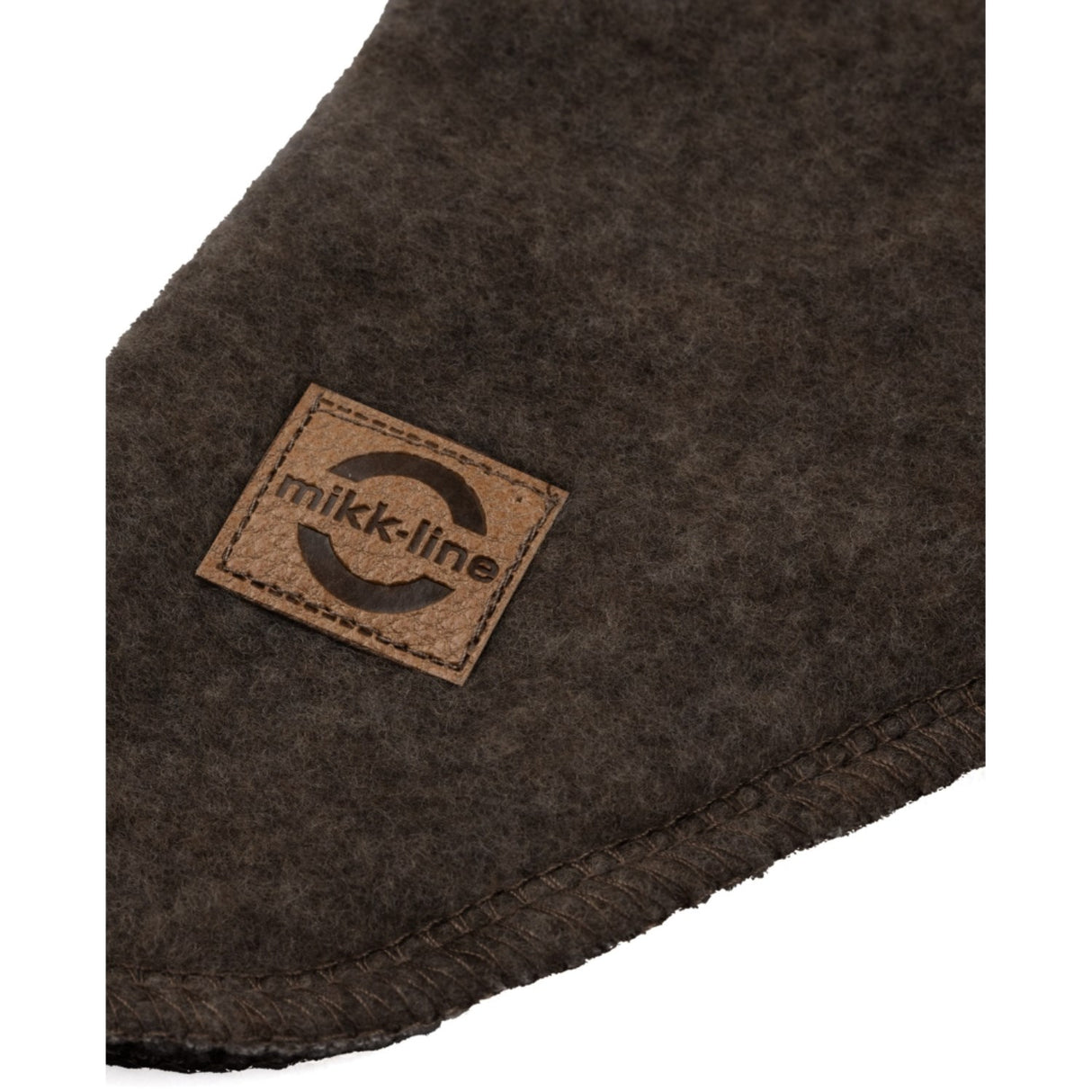 Mikk-Line Dark Brown Melange Ull Balaclava