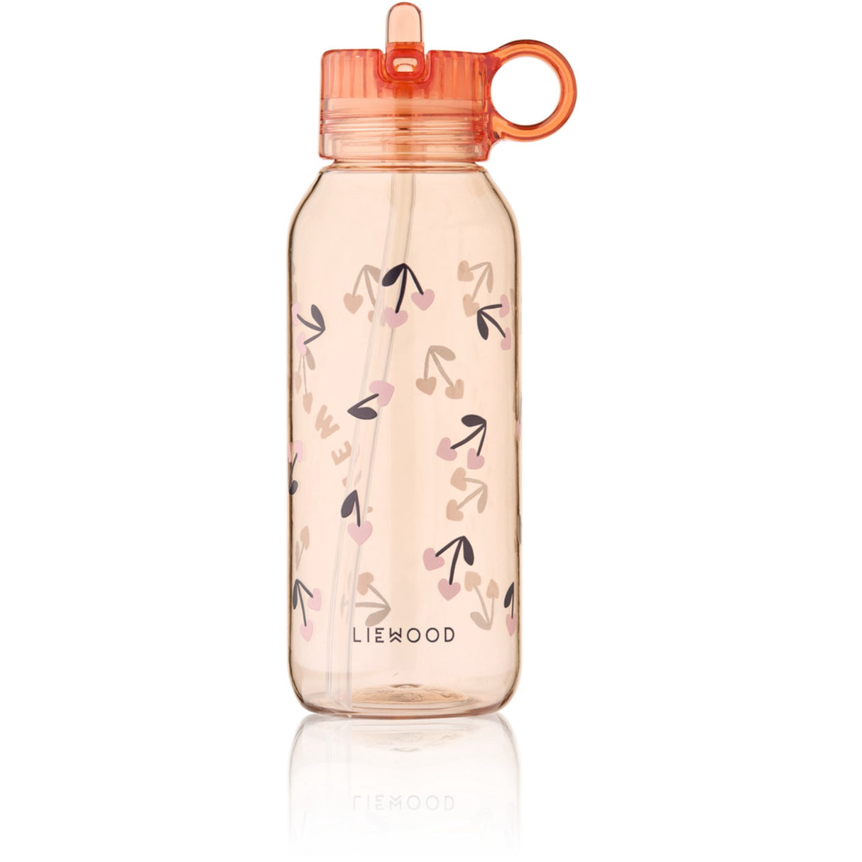 LIEWOOD Cherry Heart / Rosey Yang Tritan Water Flaska 500 Ml