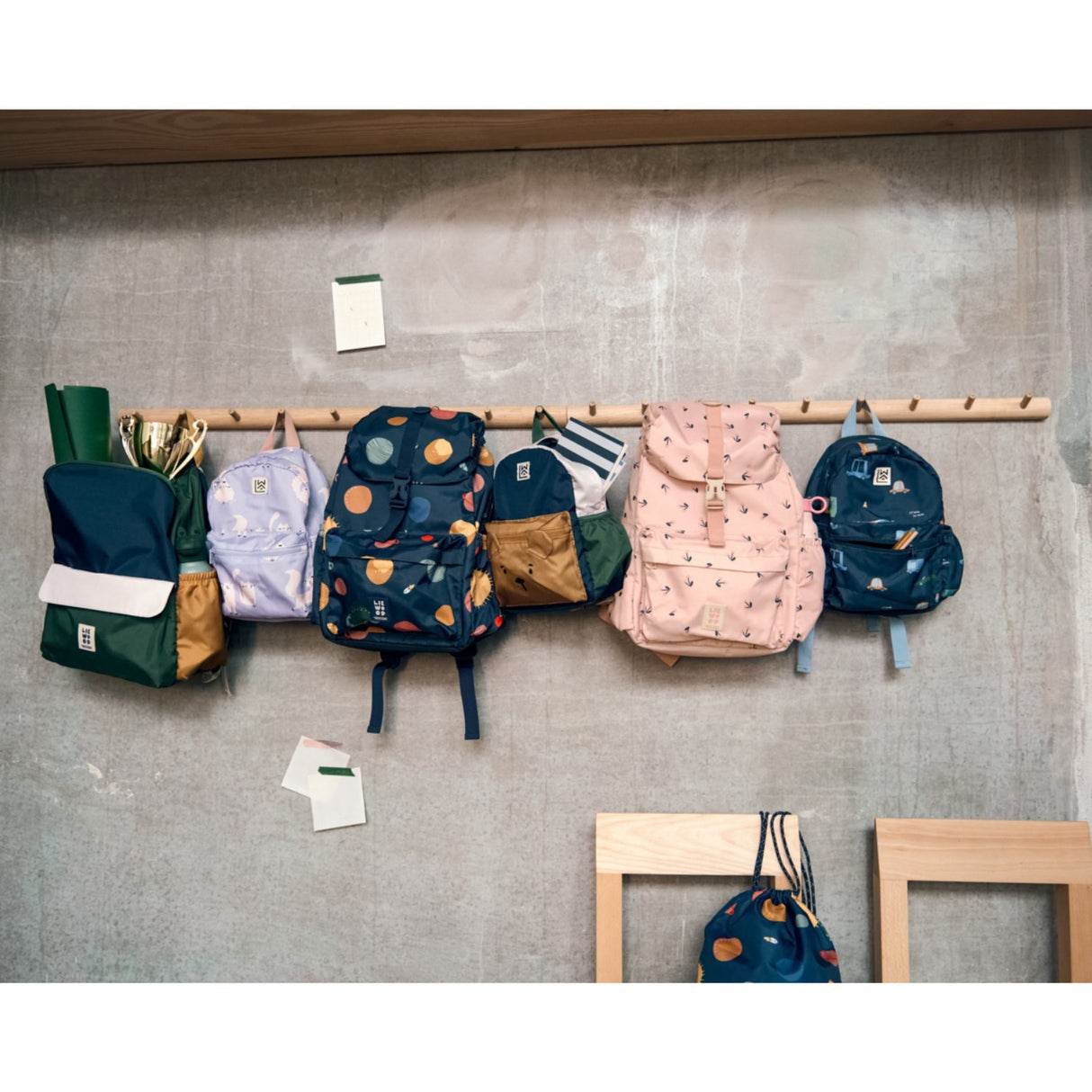 LIEWOOD Cars / Classic Navy Andreas Ryggsäck