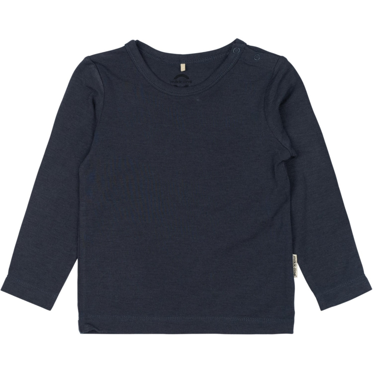 Mikk-Line Blue Nights Wool/Bamboo Ls Topp