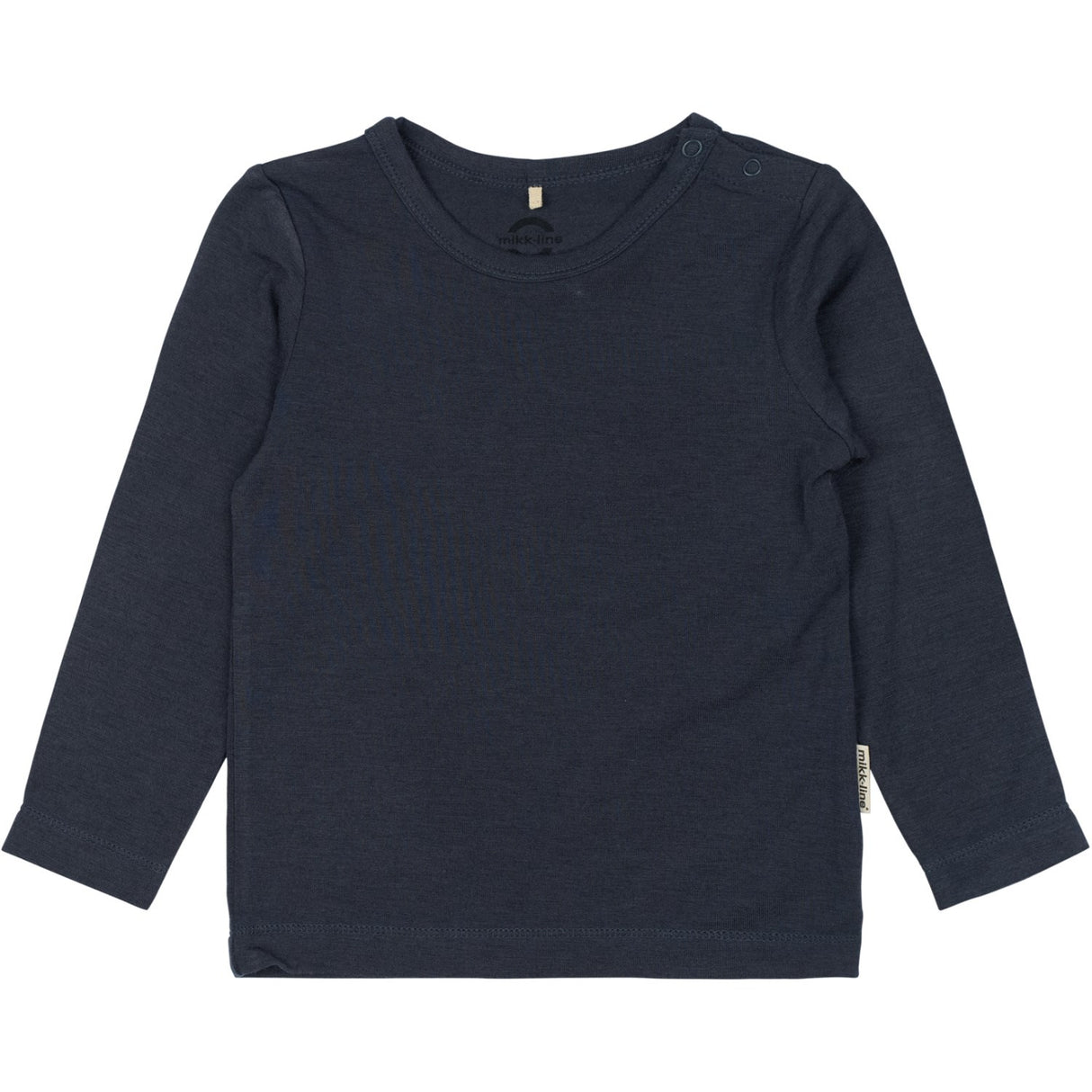 Mikk-Line Blue Nights Wool/Bamboo Ls Topp