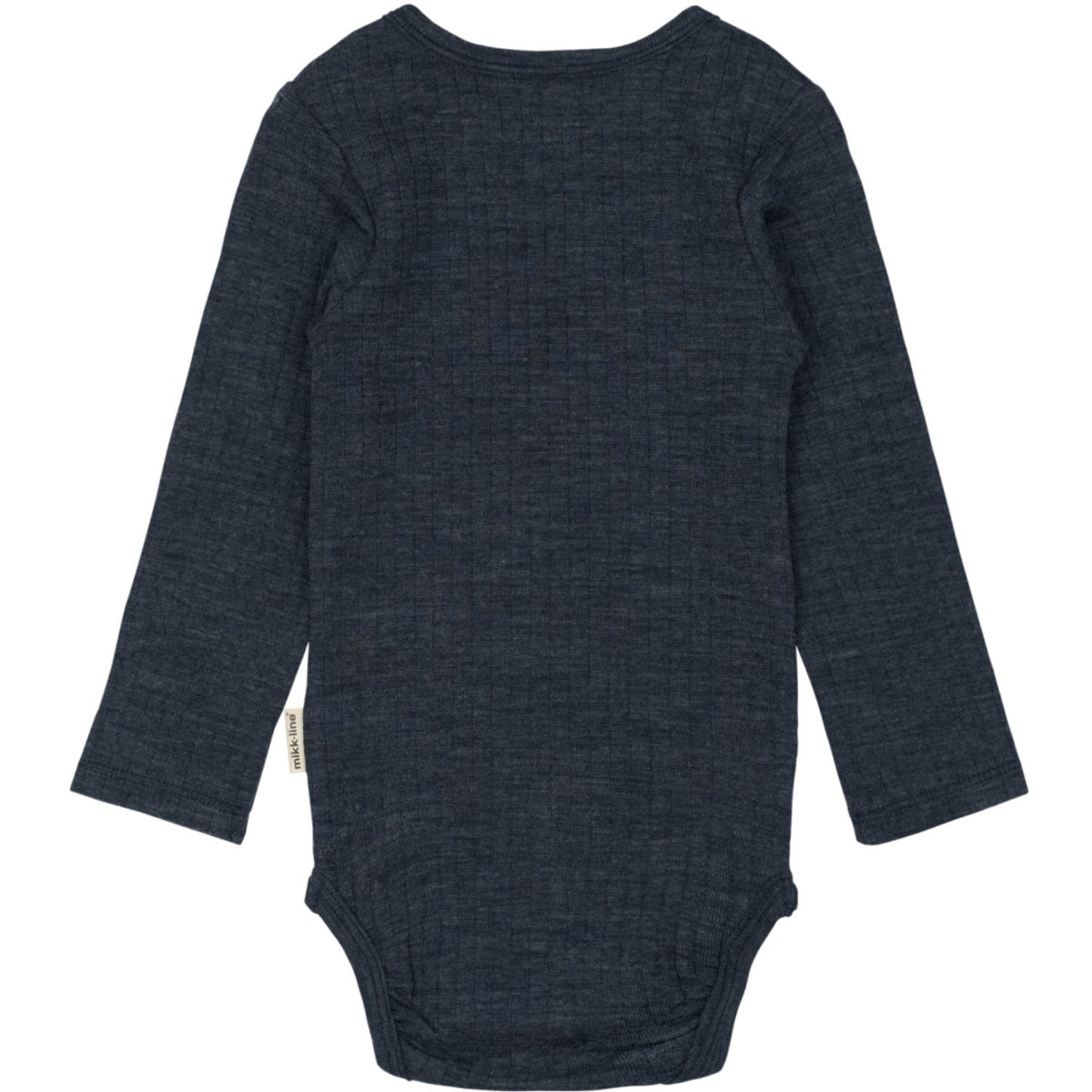 Mikk-Line Melange Blue Nights Merino Ull Ls Body