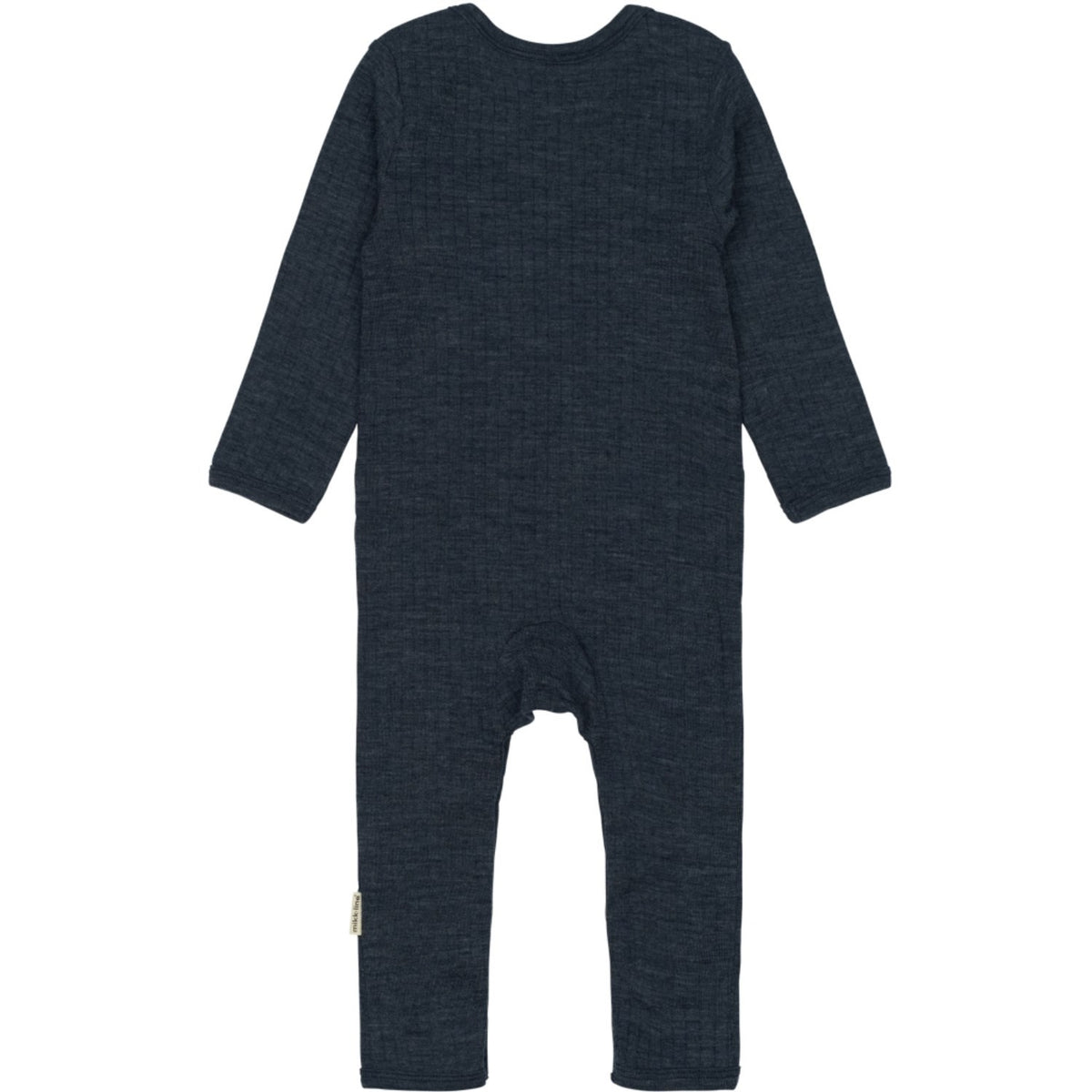 Mikk-Line Melange Blue Nights Merino Ull Ls Dräkt