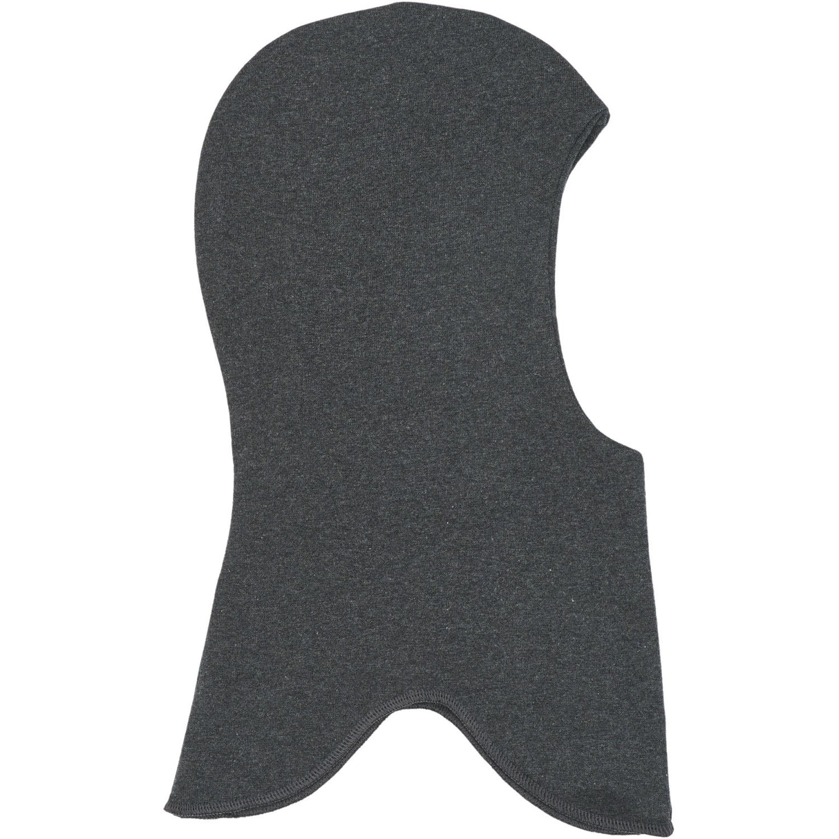 Mikk-Line Dark Grey Melange Bomull Fullface - Dubbel