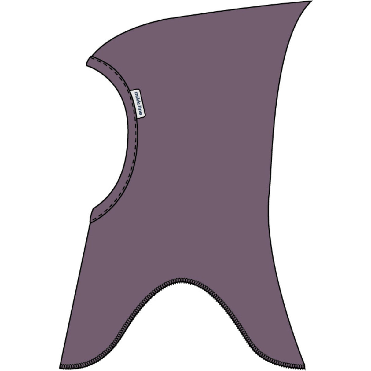 Mikk-Line Twilight Mauve Bomull Fullface - Tip Dubbel