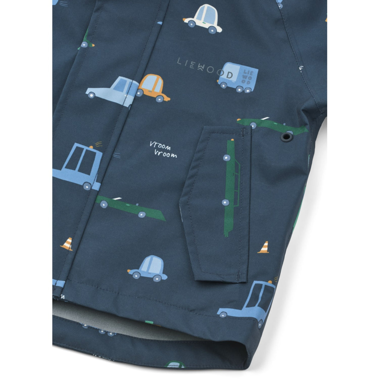 LIEWOOD Cars / Classic Navy Manu Regnkläder Sett