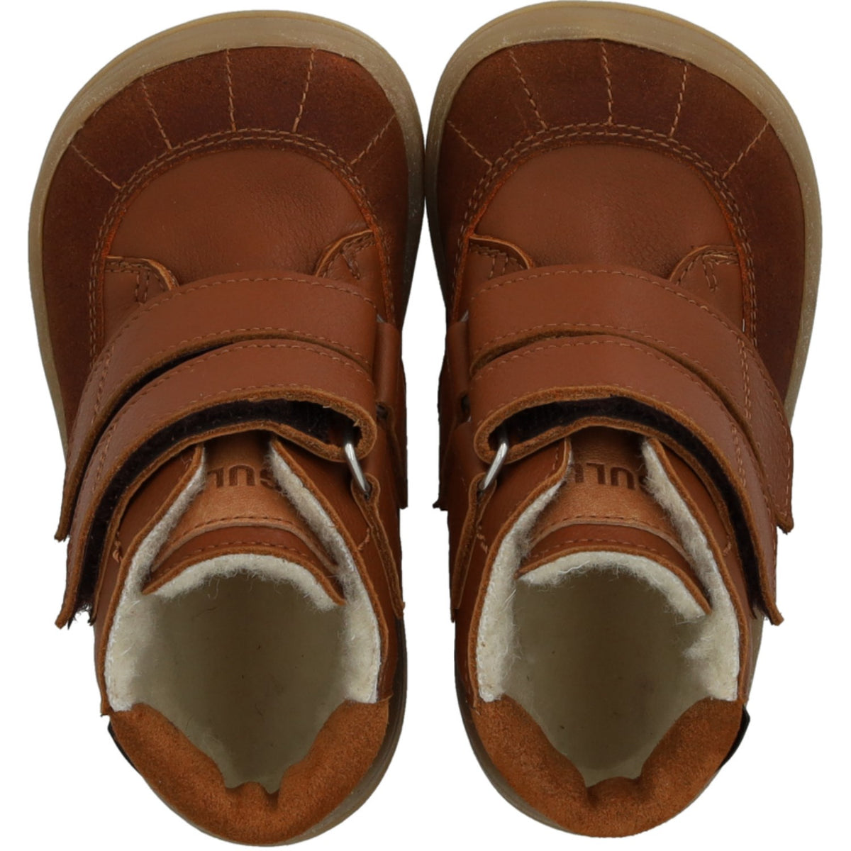 Angulus Cognac/Cognac/Tan Börjar Tex-Støvle Med Kontraststikninger
