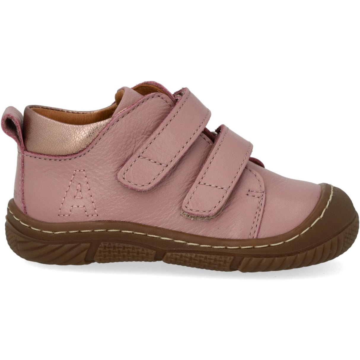 Angulus Faded Rose/Rose Copper Kardborreband Stövlar Med Forstærket Tå