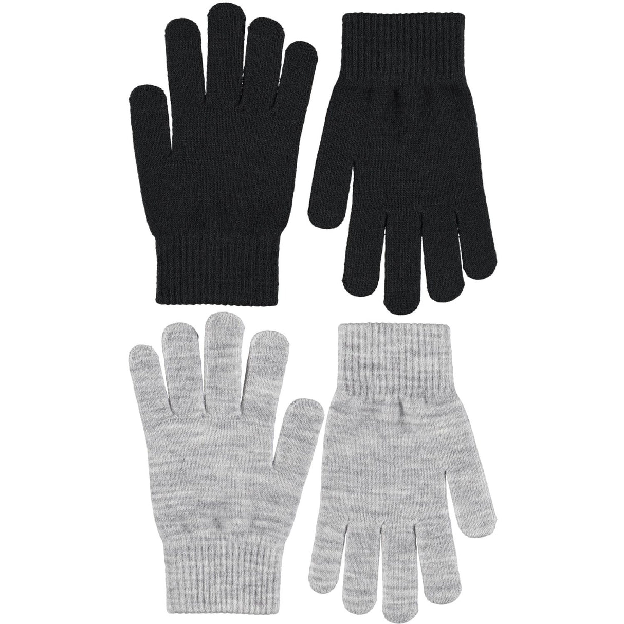 Molo Grey Melange Kiddy Ull Handskar