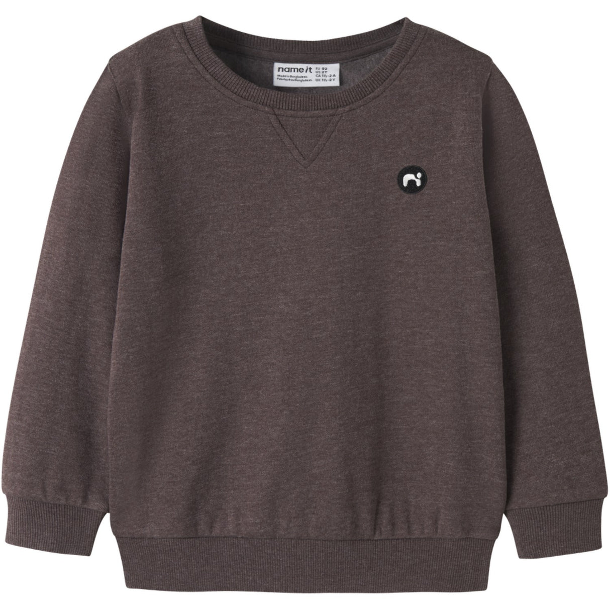 Name It French Roast Nmmvimo Ls Sweat Bru Noos