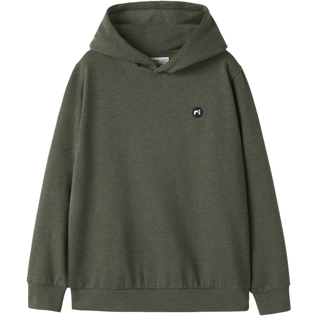 Name It Rifle Green Nkmvimo Ls Sweat W Huva Bru Noos