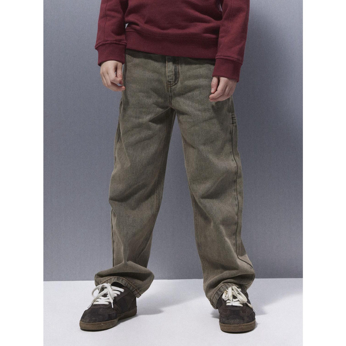 Name It Medium Brown Denim Nkmryan Straight Jeans Carp 4525-Im Noos