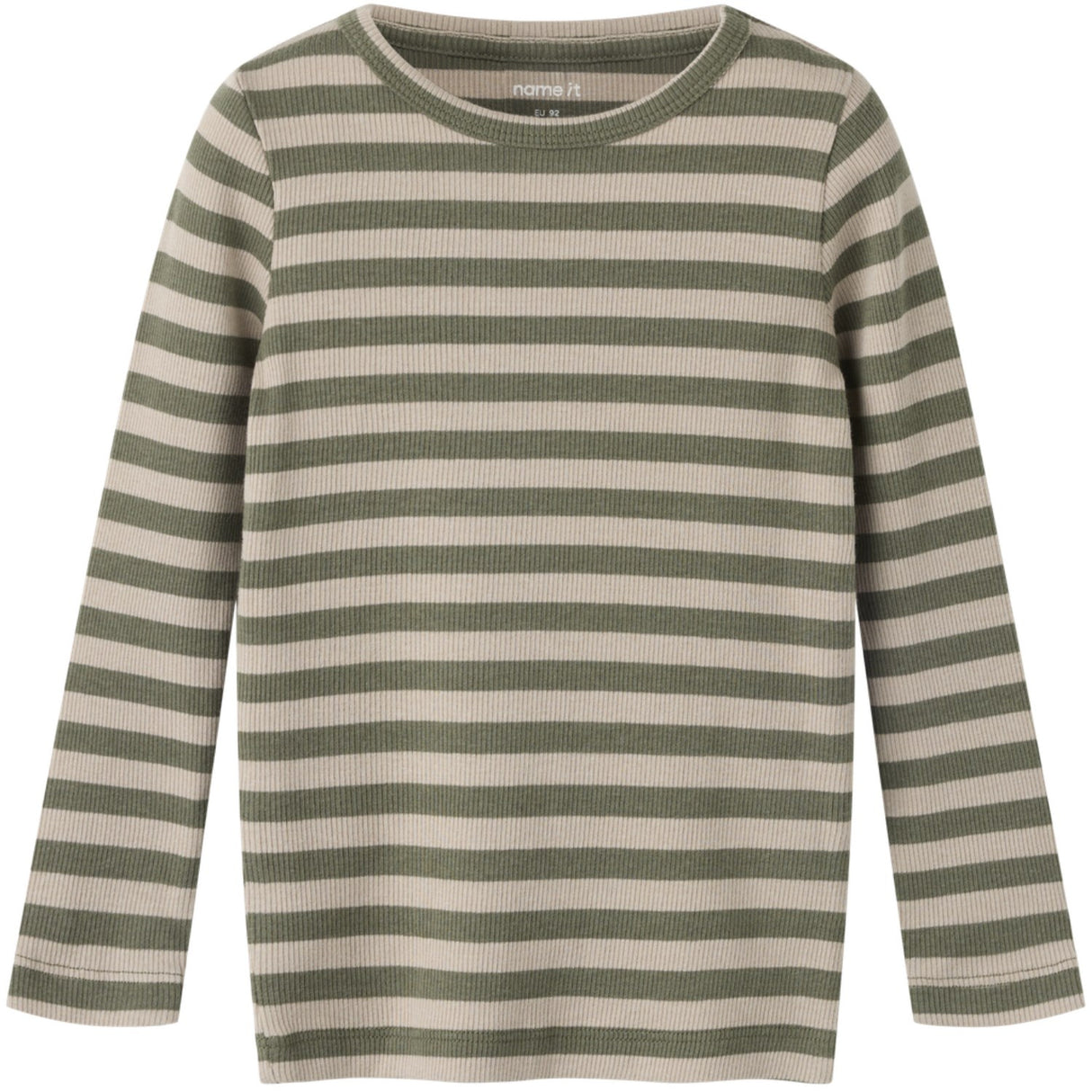 Name It Dusty Olive Pure Cashmere Nmnbanio Ls Xsl Topp Noos