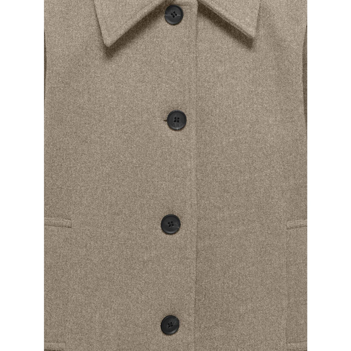 kids ONLY Taupe Gray Melange Kogadina Life Kort Jacka Vd Otw