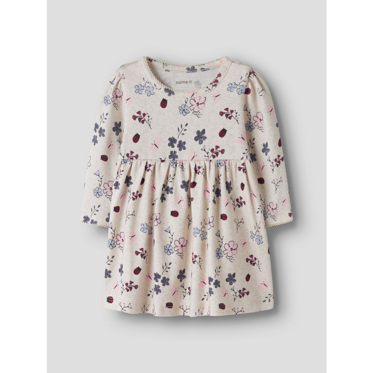 Name It Peyote Melange Nbfkamelia Ls Klänning
