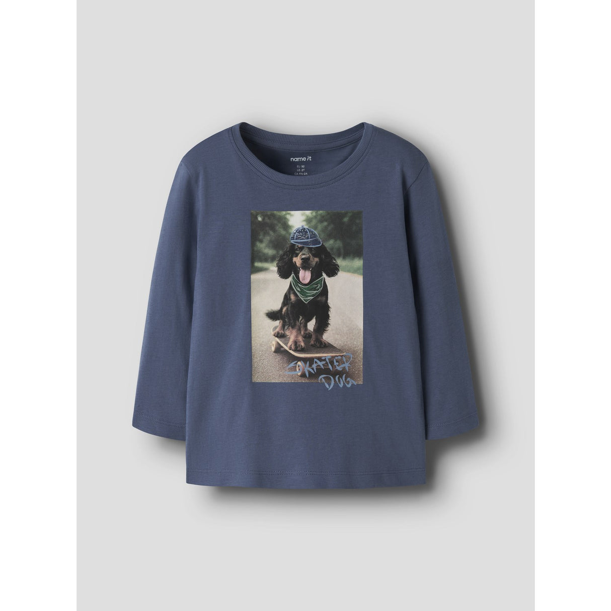 Name It Vintage Indigo Skater Dog Nmmvoto Ls Nreg Topp