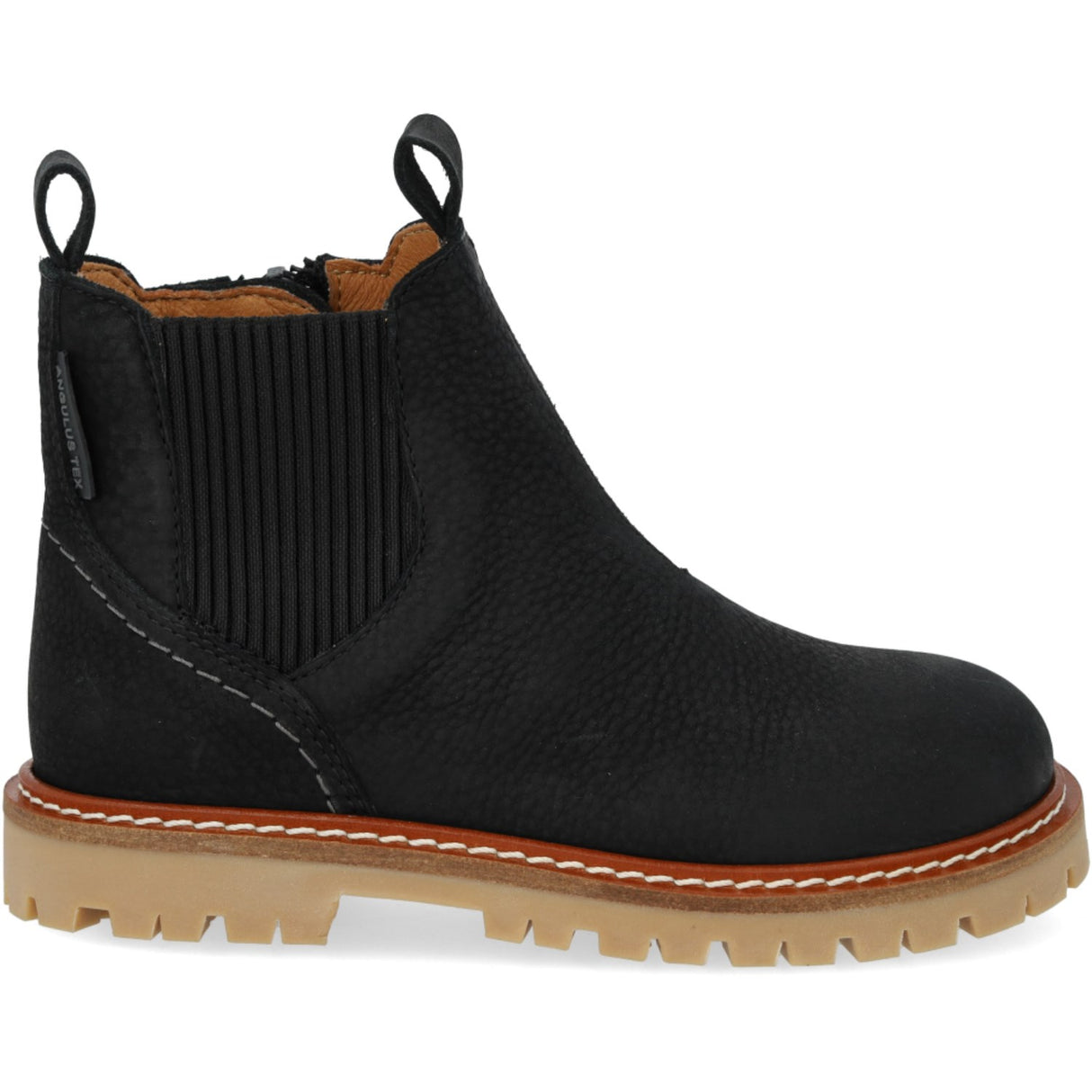 Angulus Black/Black Chunky Chelsea Stövlar