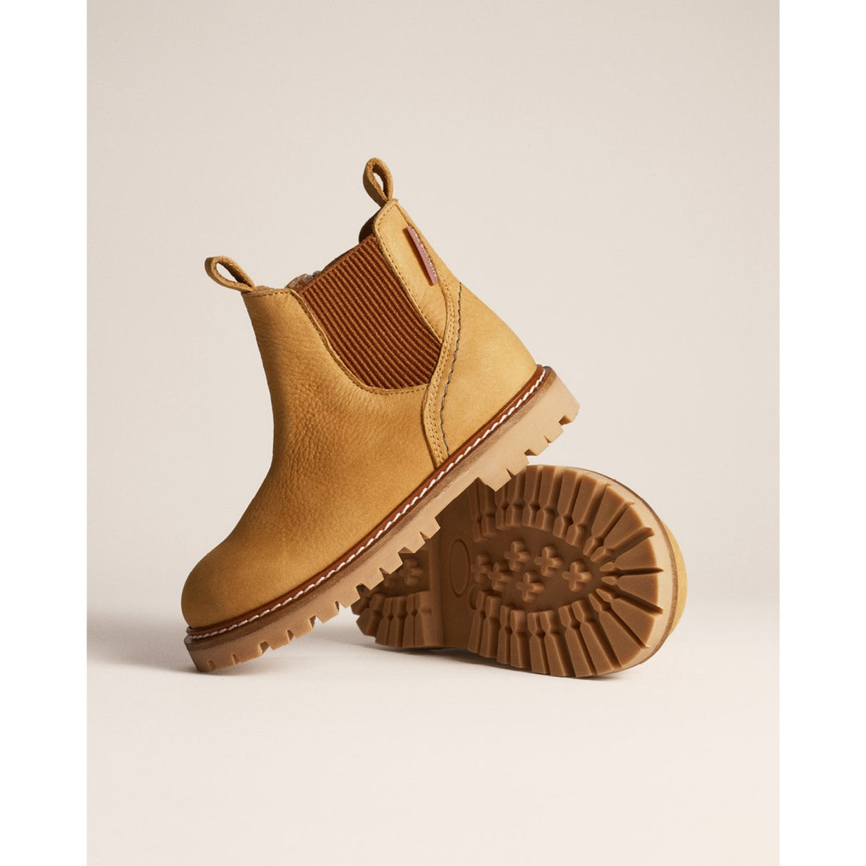 Angulus Ocher/Cognac Chunky Chelsea Stövlar