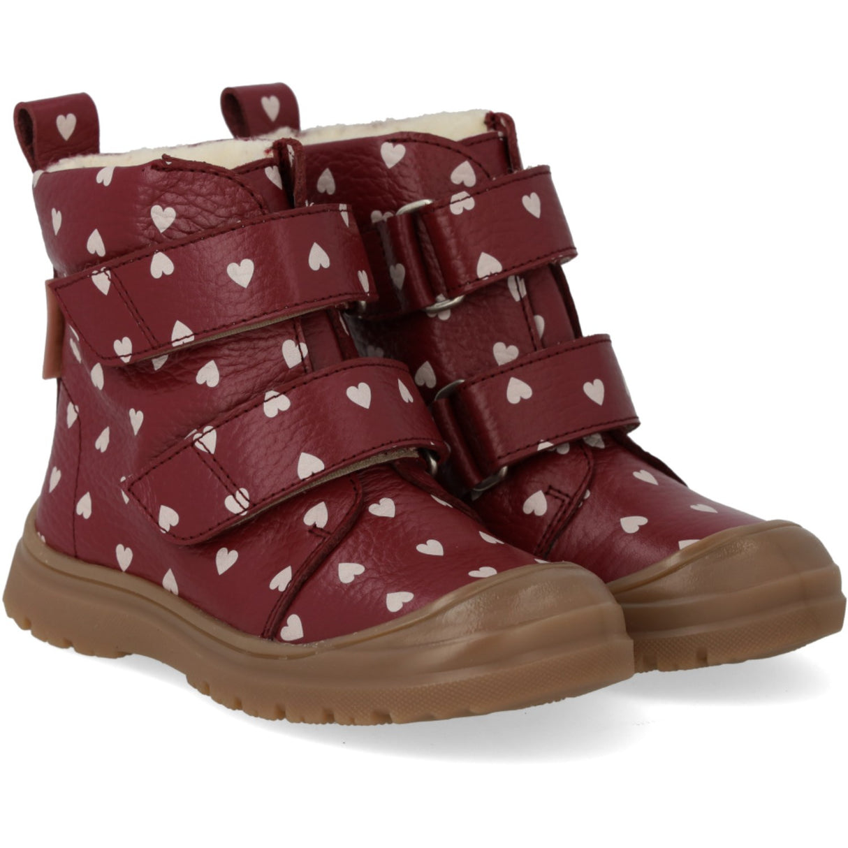 Angulus Berry Rose Hearts Tex Vinterstøvle Med Print