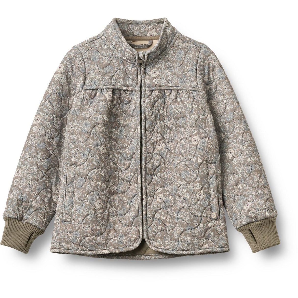 Wheat Grey Stone Flowers Thermo Jacka Thilde