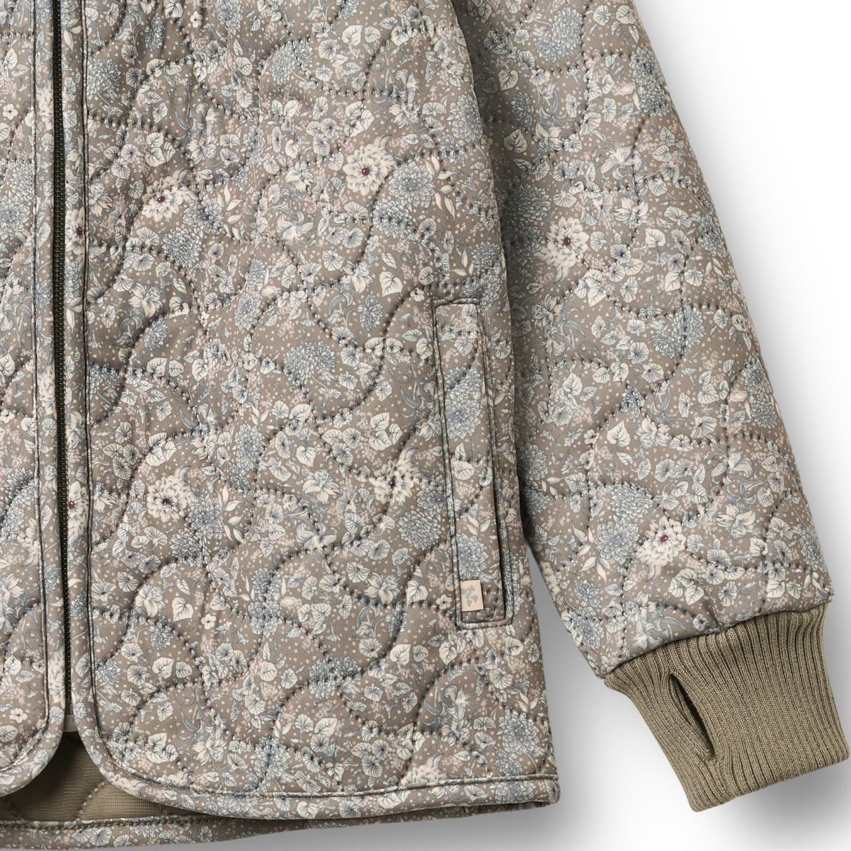 Wheat Grey Stone Flowers Thermo Jacka Thilde