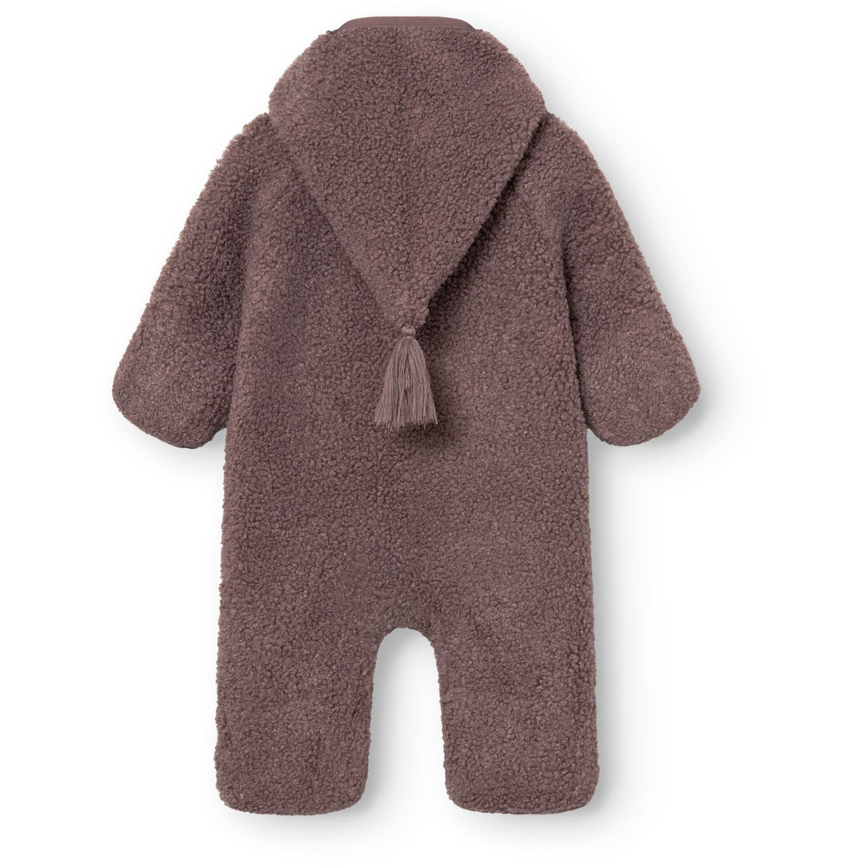 Mini A Ture Peppercorn Plum Matadel Teddyfleece Jumpsuit. Grs