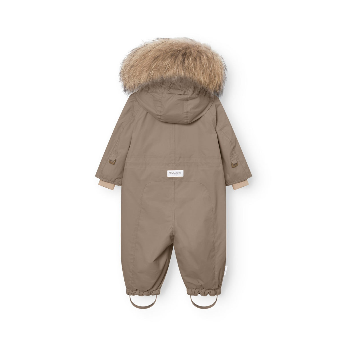 Mini A Ture Grey Brown Matwisti Fleece Lined Flygdräkt Fur. Grs