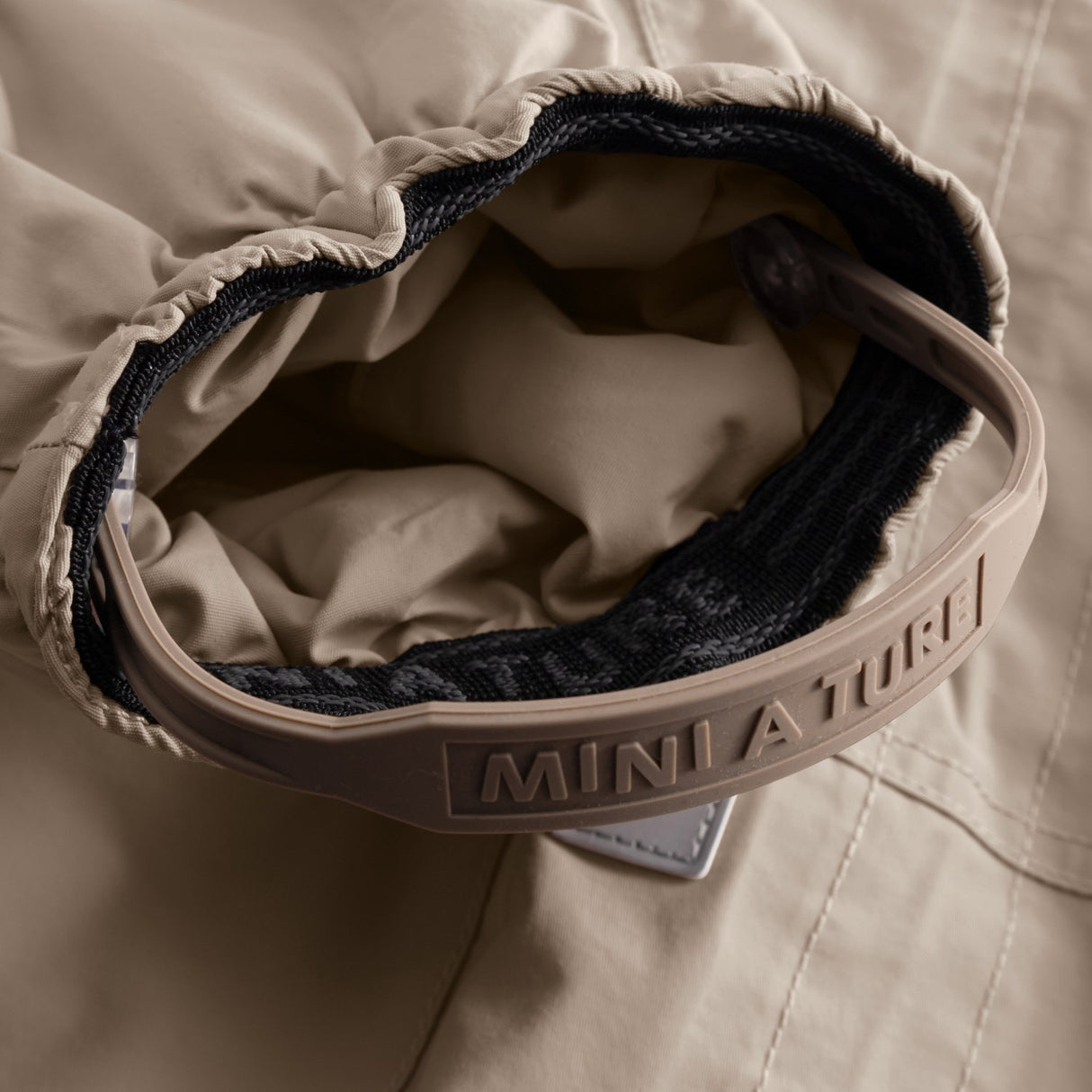 Mini A Ture Grey Brown Matwisti Fleece Lined Snowsuit. Grs
