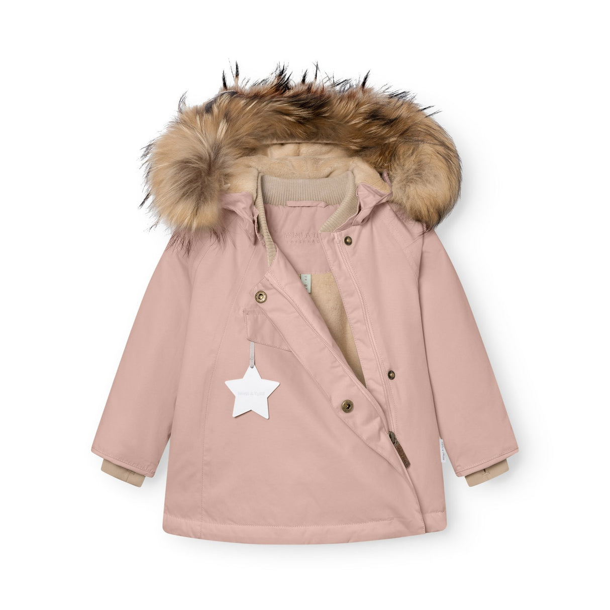 Mini A Ture Adobe Rose Matwang Fleece Lined Winter Jacka Fur. Grs