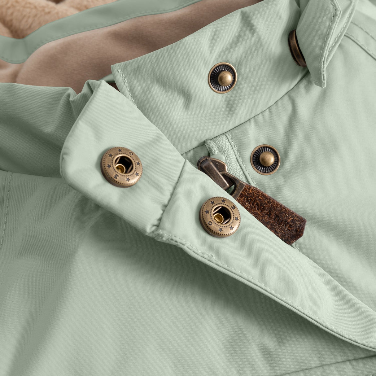 Mini A Ture Slate Gray Matwang Fleece Lined Winter Jacket. Grs