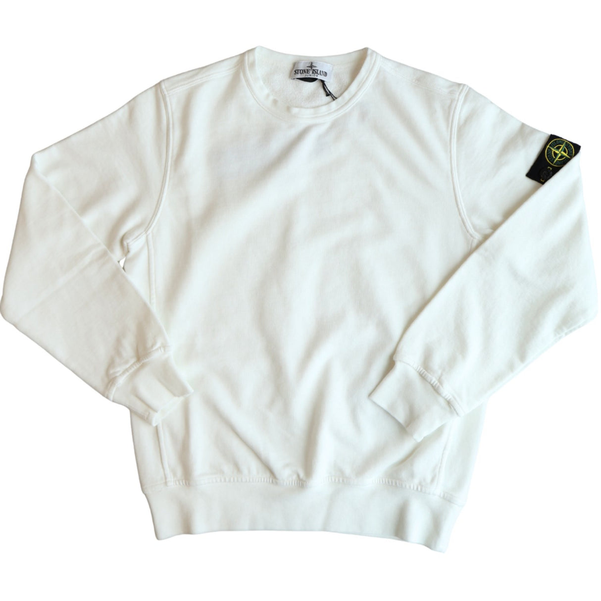 Stone Island White Sweatshirt