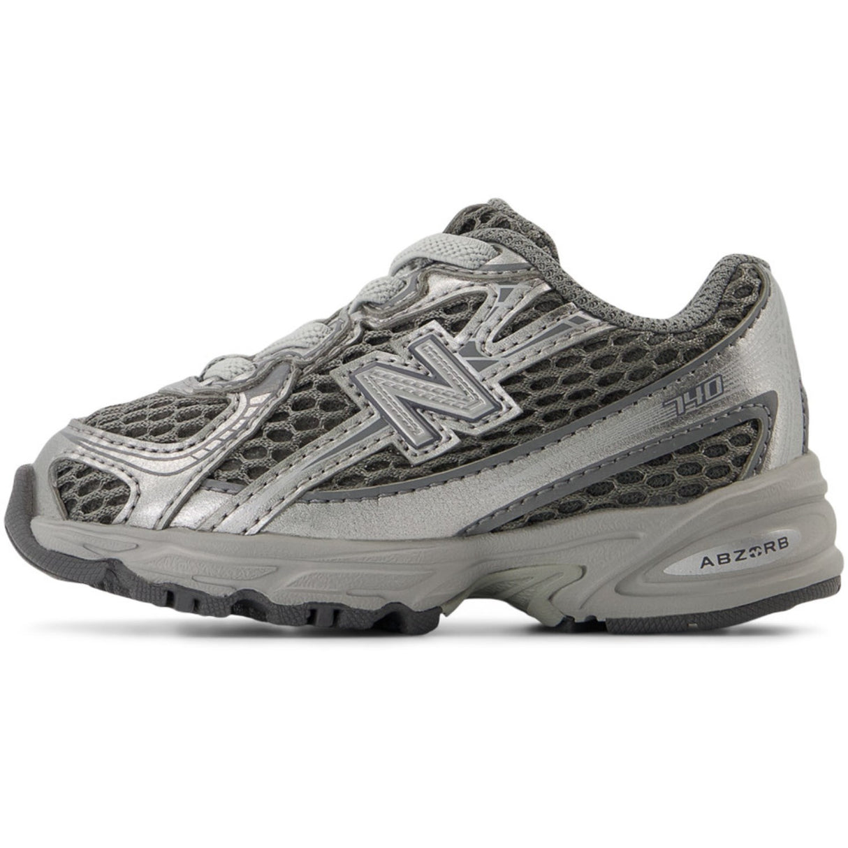 New Balance Harbor Grey 740 Kids Bungee Lace