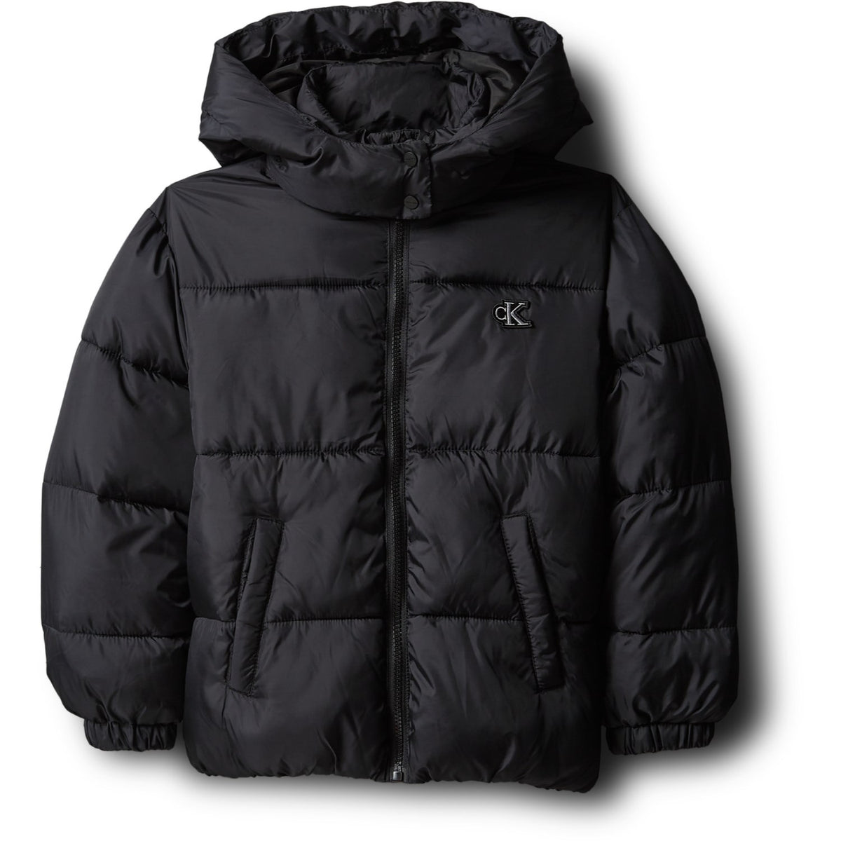 Calvin Klein Pvh Black-Black Minime Ck Kort Hd Puffer Jacka