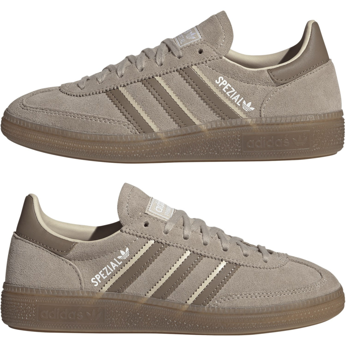 adidas Originals Khaki Three Khaki Six Gum5 Handball Spezial J Sneakers