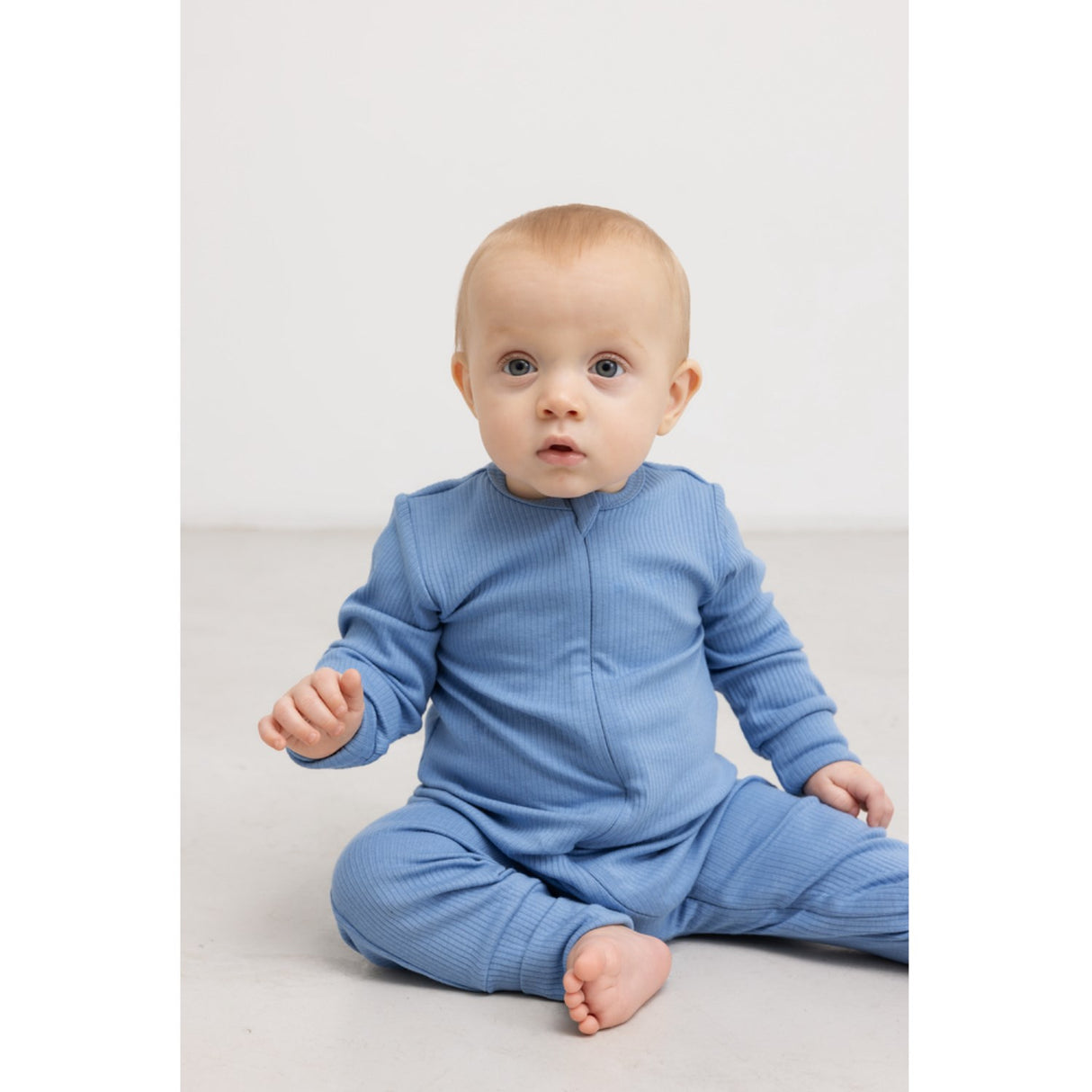 MarMar Modal Blue Heaven Rompy Zip Onesie