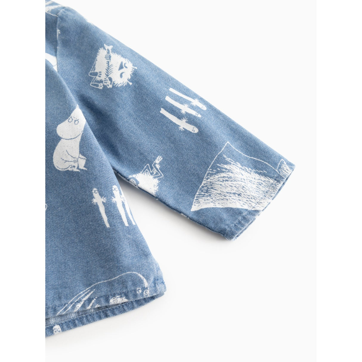 MarMar Denim Print Moomins Tomi B Skjorta