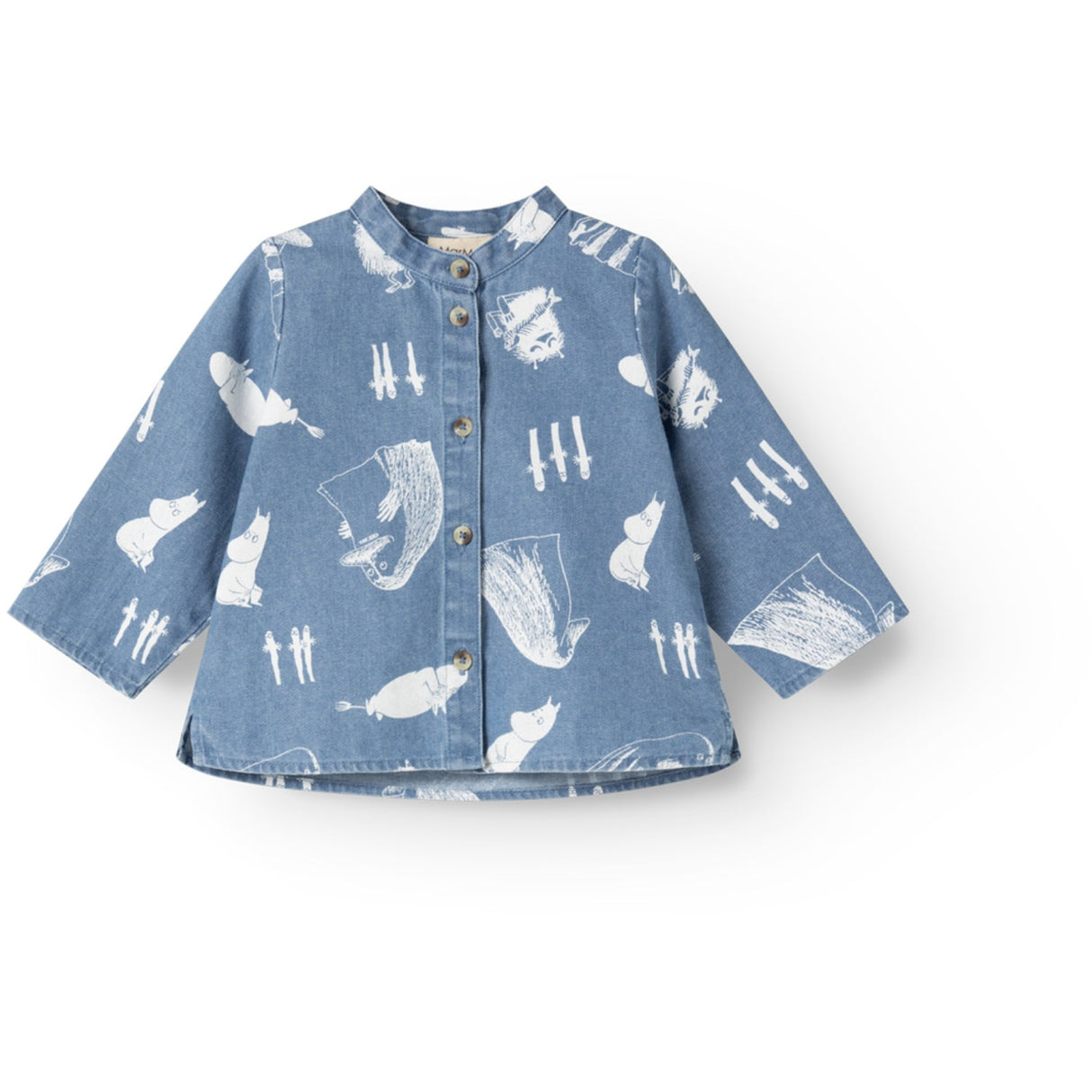 MarMar Denim Print Moomins Tomi B Skjorta