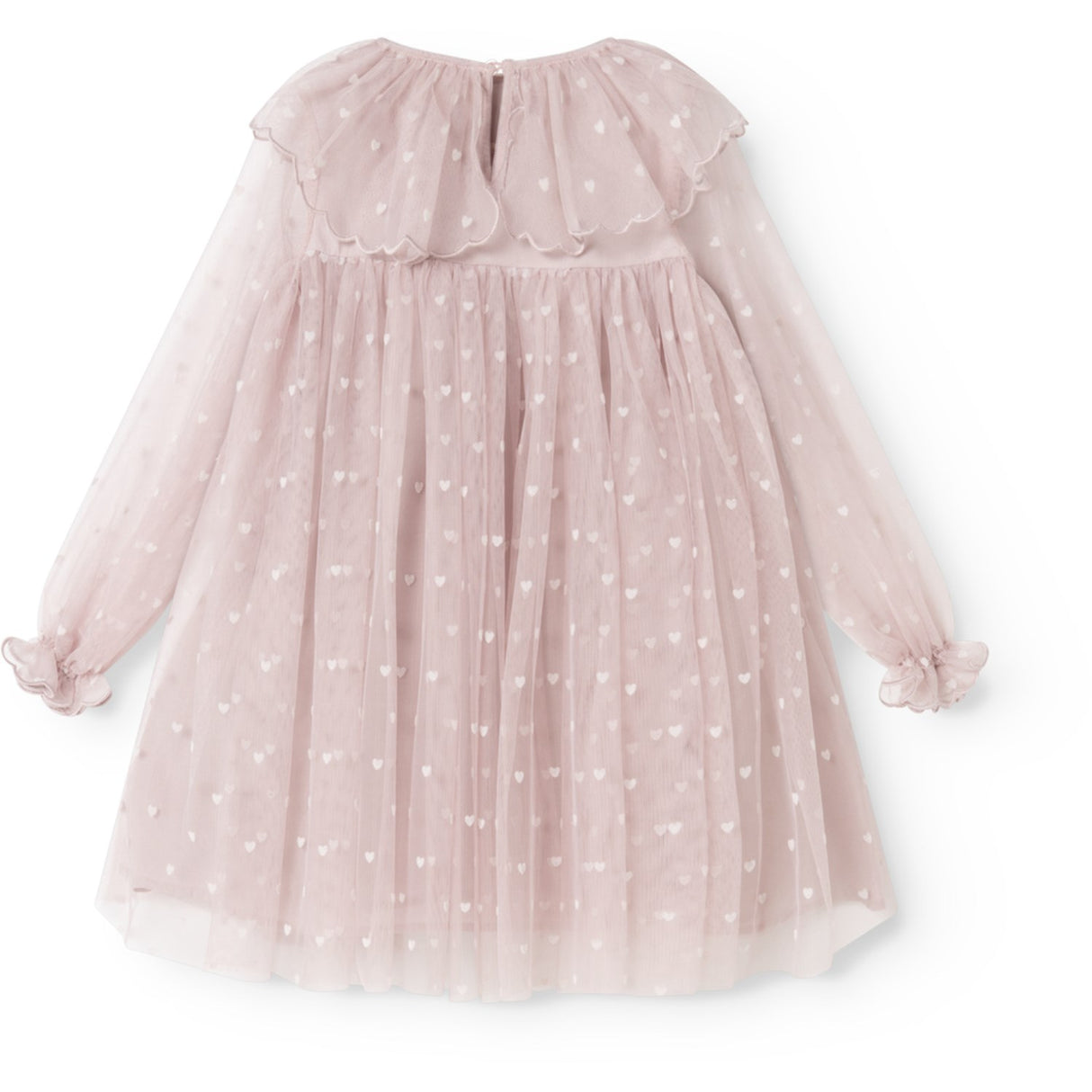 MarMar Ballerina Cloud Gray Hearts Dera Klänning