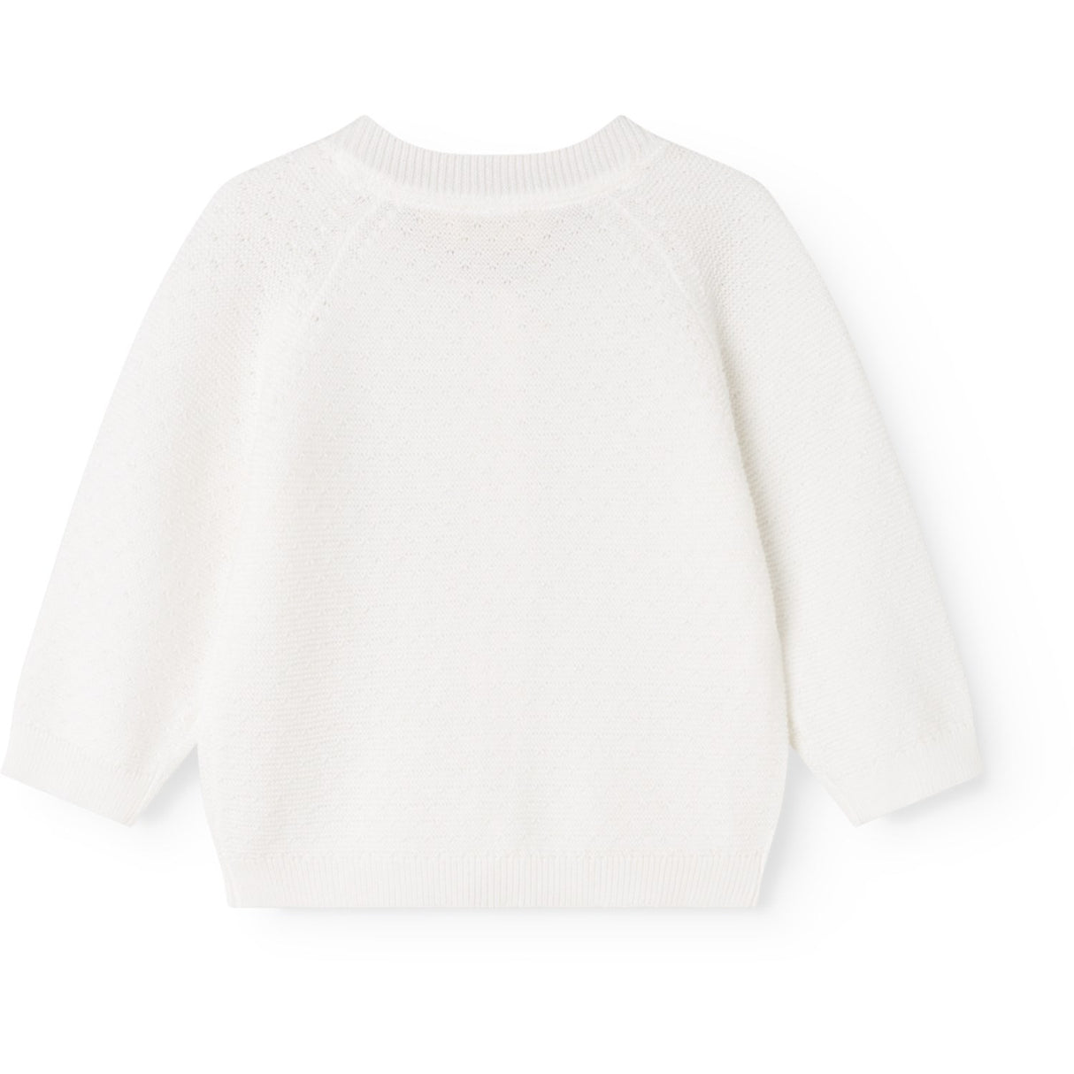 MarMar Modal Mix Links-Links Gentle White Taki Stickad Cardigan