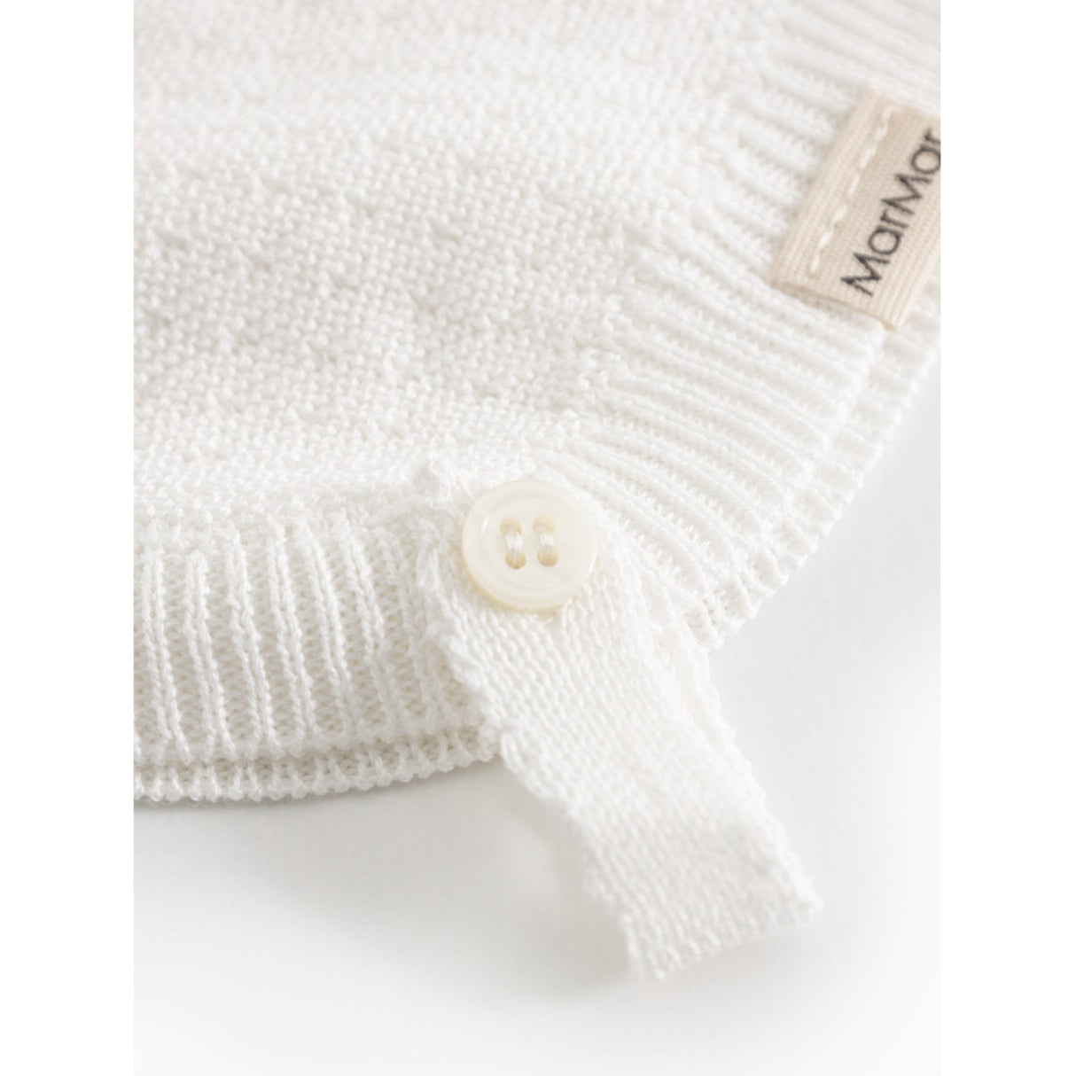 MarMar Modal Mix Links-Links Gentle White Aly Stickad Mössa