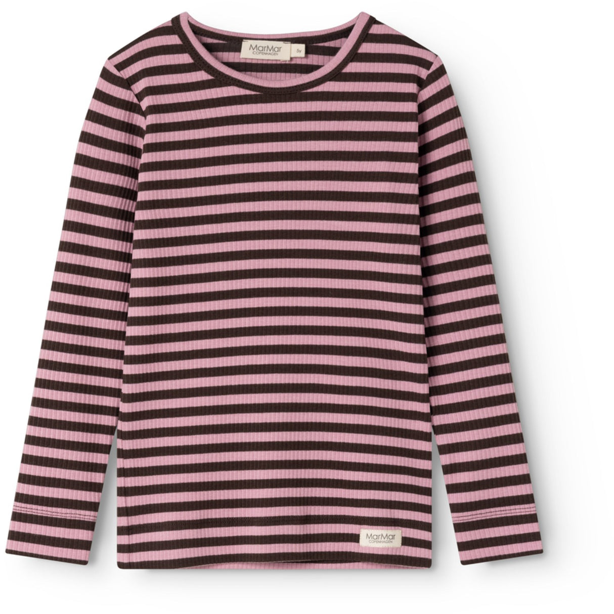 MarMar Modal Stripe Heather Stripe Plain Blus