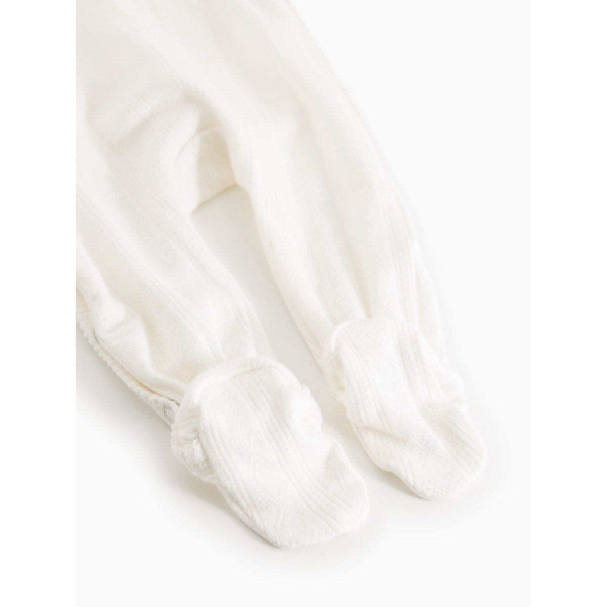 MarMar Modal Pointelle Gentle White Rubetta Onesie