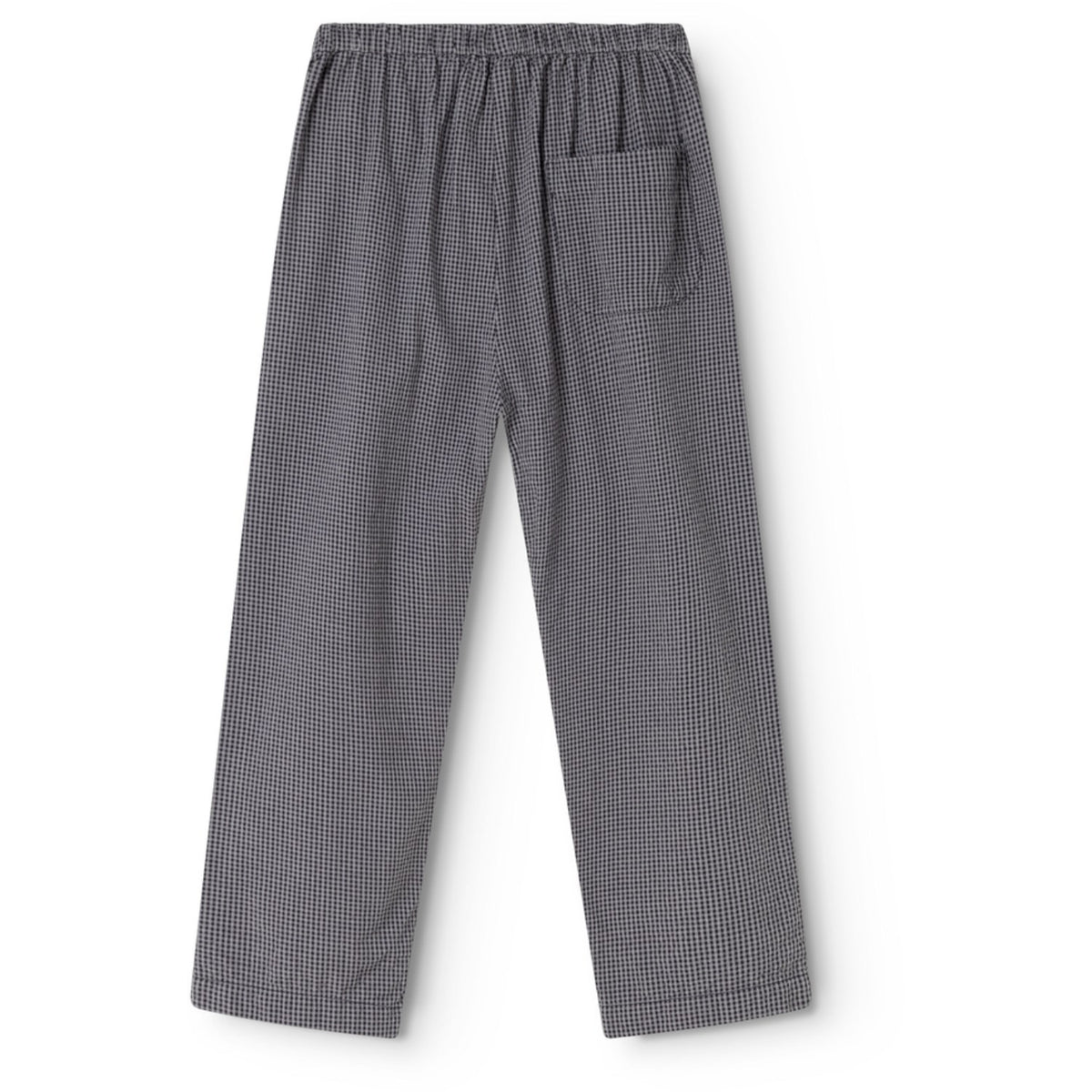 MarMar Cotton Seersucker Pigeon Blue Check Panto Byxor