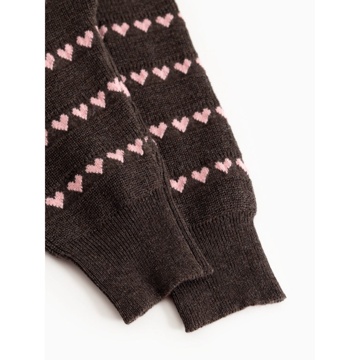 MarMar Light Cotton Wool Pattern Rose Frosting Hearts Penn Stickad Byxor