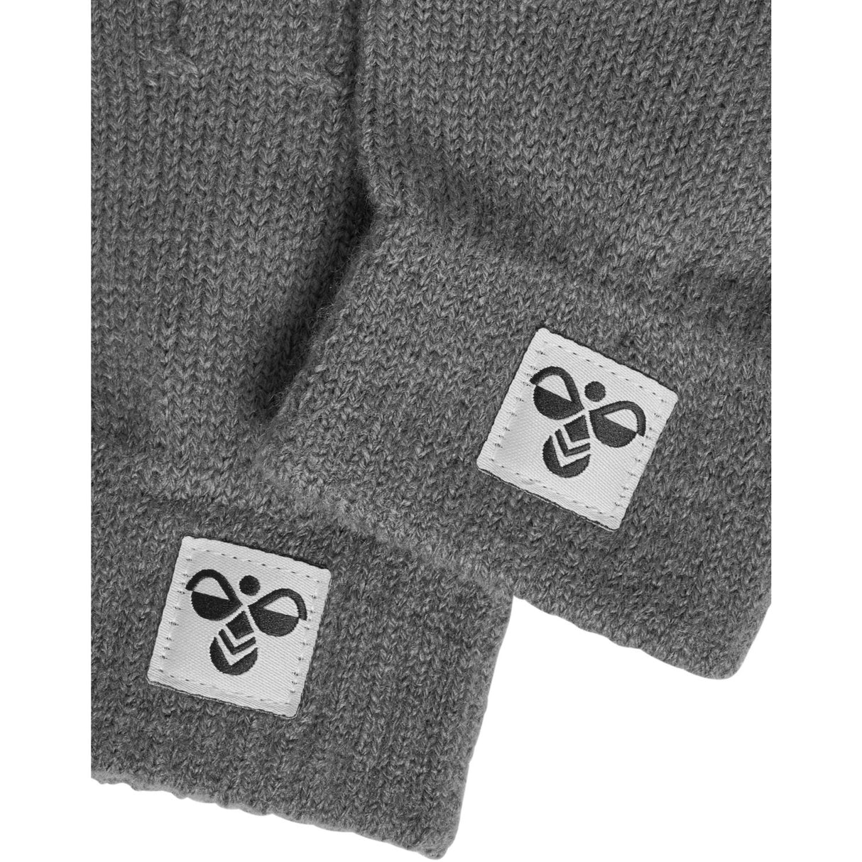 Hummel Dark Gull Gray Jr Stickad Handskar 2-Pack