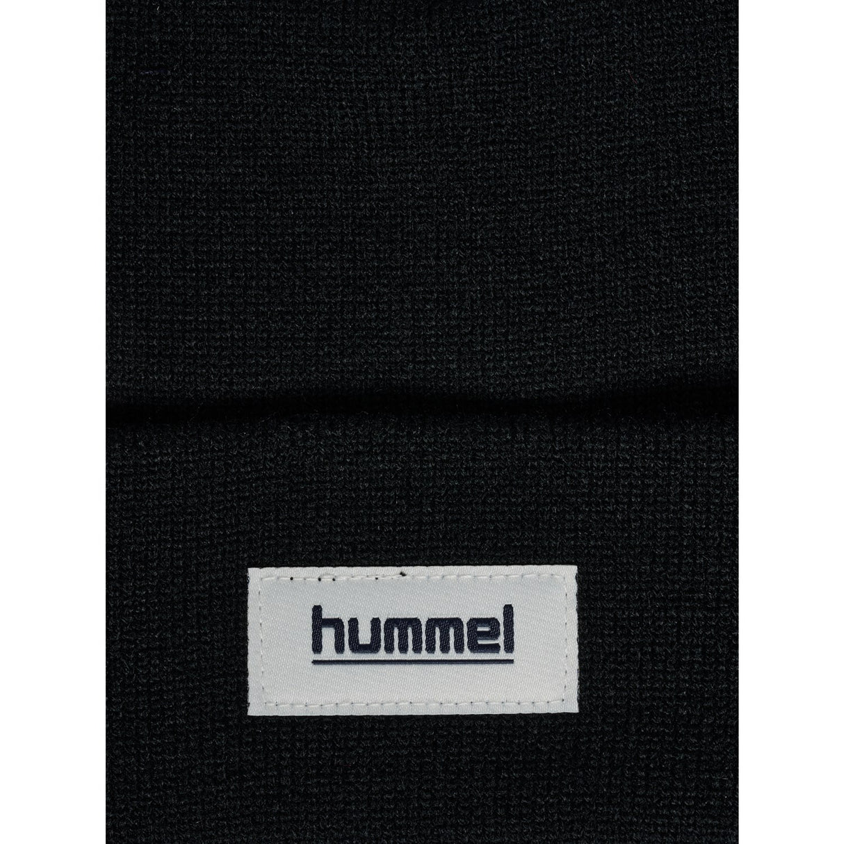 Hummel Black Jr Stickad Beanie