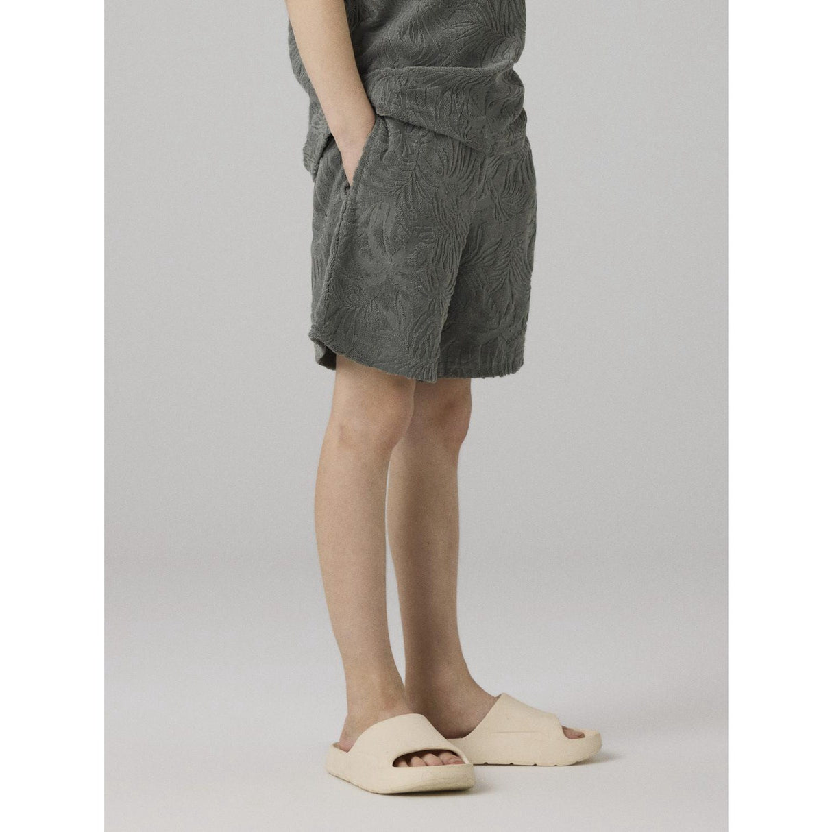 Name It Castor Gray Nkmfay Nreg Shorts