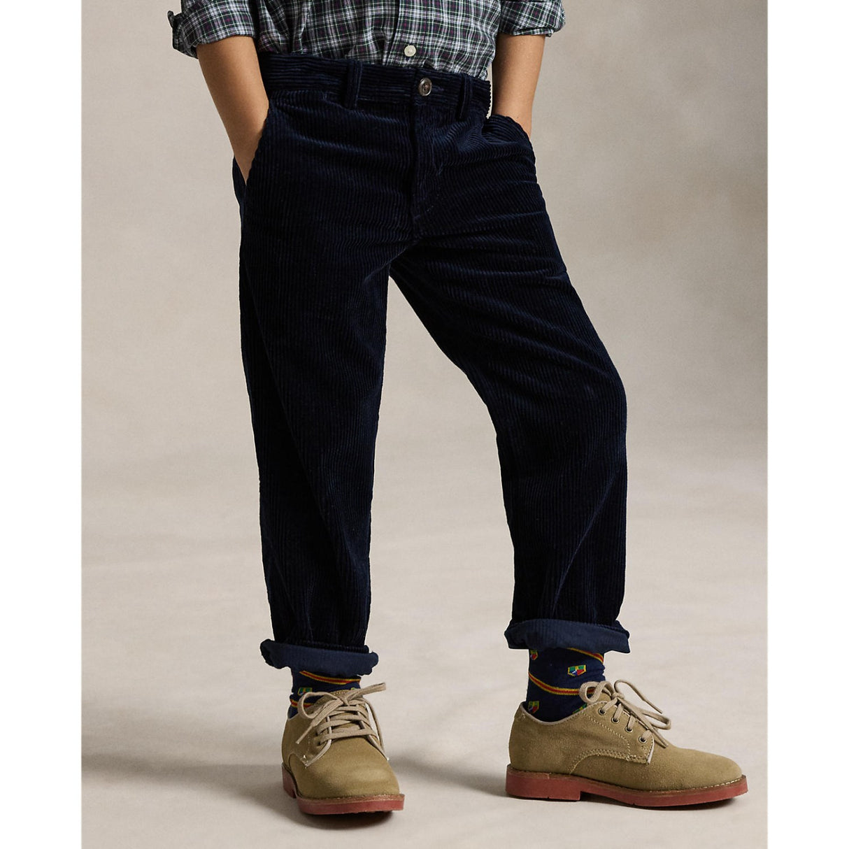 Polo Ralph Lauren Hunter Navy Flat Front Byxor